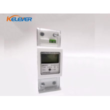 Single Phase Din Rail Type Watt Hour Smart Energy Meter with LCD Display